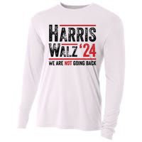 Harris Walz 2024 We Are Not Going Back Cooling Performance Long Sleeve Crew