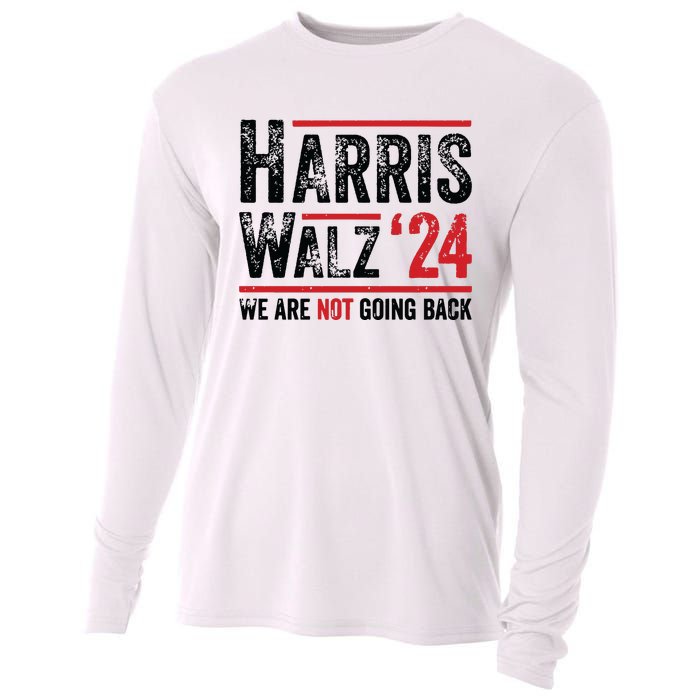 Harris Walz 2024 We Are Not Going Back Cooling Performance Long Sleeve Crew