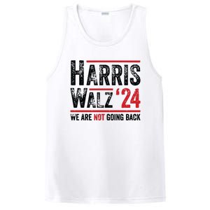 Harris Walz 2024 We Are Not Going Back PosiCharge Competitor Tank