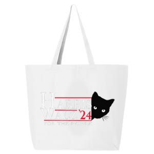 Harris Waltz 2024 For The People Cat Lady Kamala Harris 2024 Gift 25L Jumbo Tote