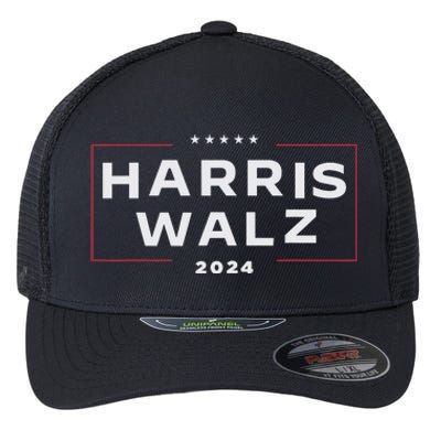 Harris Walz 2024 Vp Presidential Election Usa Waltz Pro Kamala Harris Flexfit Unipanel Trucker Cap