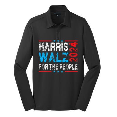 Harris Walz 2024 Harris Waltz 2024 Silk Touch Performance Long Sleeve Polo