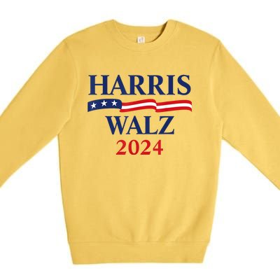 Harris Waltz 2024 Usa Harris Walz 2024 Premium Crewneck Sweatshirt