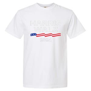 Harris Walz 2024 Election Kamala Harris Tim Walz Waltz Gift Garment-Dyed Heavyweight T-Shirt