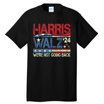 Harris Walz 2024 Kamala Harris 2024 Tim Walz 2024 Usa Flag Tall T-Shirt