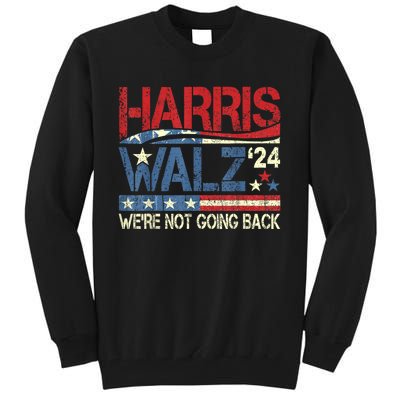 Harris Walz 2024 Kamala Harris 2024 Tim Walz 2024 Usa Flag Tall Sweatshirt