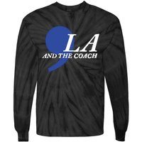 Harris Walz 2024 Comma La And The Coach Tie-Dye Long Sleeve Shirt