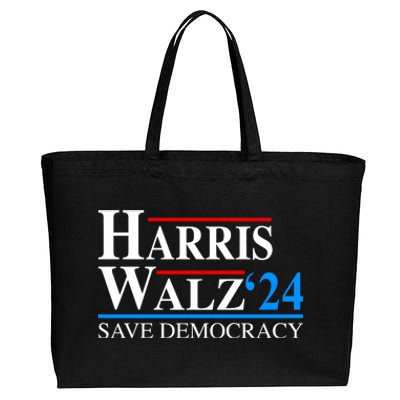 Harris Waltz 2024 Vice President Kamala Harris Tim Walz 2024 Cotton Canvas Jumbo Tote