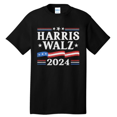 Harris Waltz 2024 Election Kamala Harris Tim Waltz 2024 Tall T-Shirt