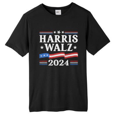 Harris Waltz 2024 Election Kamala Harris Tim Waltz 2024 Tall Fusion ChromaSoft Performance T-Shirt