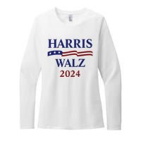 Harris Waltz 2024 Usa Harris Walz 2024 Womens CVC Long Sleeve Shirt