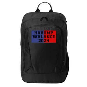 Harump Walance 2024 Harris Trump Walz Vance Funny 2024 City Backpack