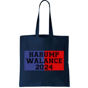 Harump Walance 2024 Harris Trump Walz Vance Funny 2024 Tote Bag