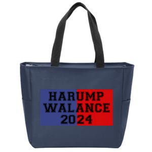 Harump Walance 2024 Harris Trump Walz Vance Funny 2024 Zip Tote Bag