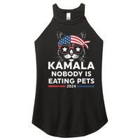 Harris Walz 2024 Nobody Is Eating Pets Women’s Perfect Tri Rocker Tank