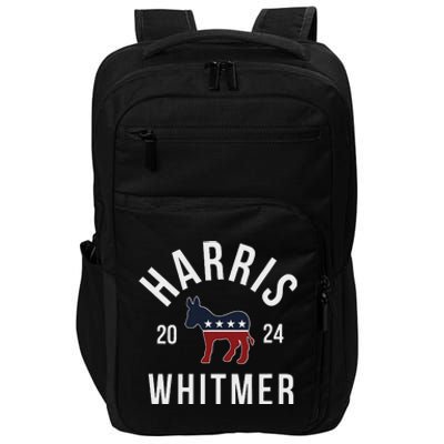 Harris Whitmer 2024 Vote Kamala Harris Gretchen Whitmer 24 Impact Tech Backpack