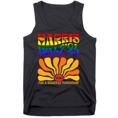 Harris Waltz 2024 For A Brighter Tomorrow Boho Aesthetic Tank Top