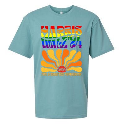 Harris Waltz 2024 For A Brighter Tomorrow Boho Aesthetic Sueded Cloud Jersey T-Shirt