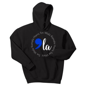 Harris Waltz 2024 Election Kamala Harris Tim Waltz Kids Hoodie