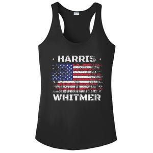 Harris Whitmer 2024 Distressed Us Flag Election President Ladies PosiCharge Competitor Racerback Tank