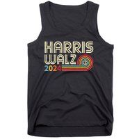 Harris Walz 2024 Retro Peace Design Tank Top