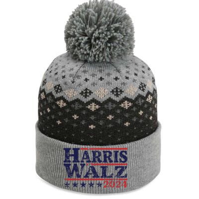 Harris Waltz 2024 Election Kamala Harris Tim Waltz 2024 The Baniff Cuffed Pom Beanie