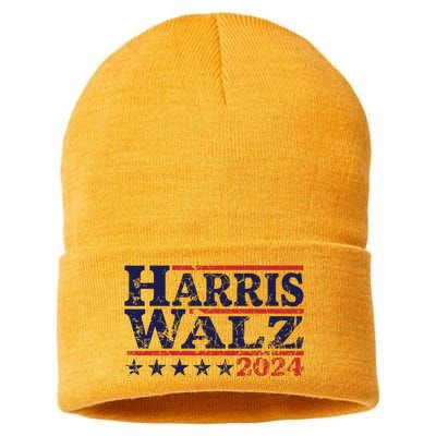 Harris Waltz 2024 Election Kamala Harris Tim Waltz 2024 Sustainable Knit Beanie