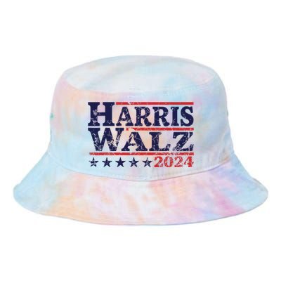 Harris Waltz 2024 Election Kamala Harris Tim Waltz 2024 Tie Dye Newport Bucket Hat