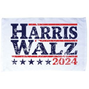 Harris Waltz 2024 Election Kamala Harris Tim Waltz 2024 Microfiber Hand Towel