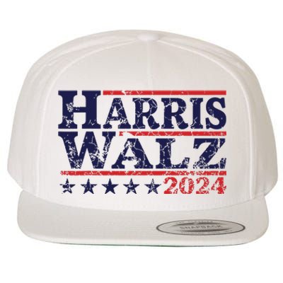 Harris Waltz 2024 Election Kamala Harris Tim Waltz 2024 Wool Snapback Cap