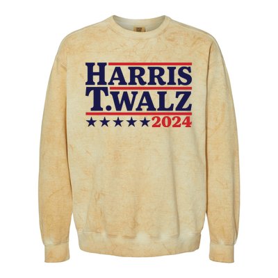 Harris Waltz 2024 Election Kamala Harris Tim Waltz 2024 Colorblast Crewneck Sweatshirt