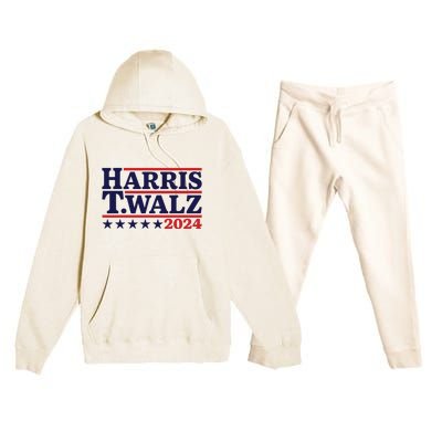 Harris Waltz 2024 Election Kamala Harris Tim Waltz 2024 Premium Hooded Sweatsuit Set