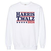 Harris Waltz 2024 Election Kamala Harris Tim Waltz 2024 Garment-Dyed Sweatshirt