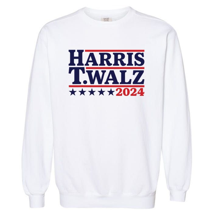 Harris Waltz 2024 Election Kamala Harris Tim Waltz 2024 Garment-Dyed Sweatshirt