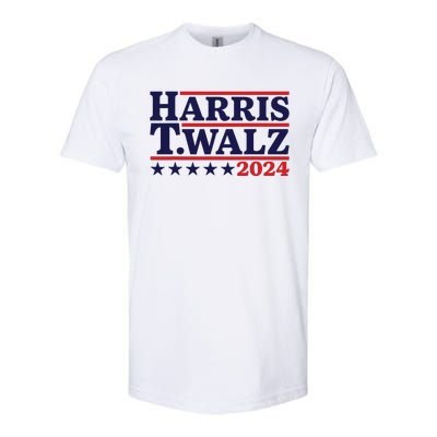 Harris Waltz 2024 Election Kamala Harris Tim Waltz 2024 Softstyle CVC T-Shirt