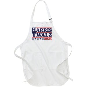 Harris Waltz 2024 Election Kamala Harris Tim Waltz 2024 Full-Length Apron With Pockets