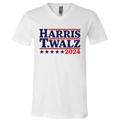 Harris Waltz 2024 Election Kamala Harris Tim Waltz 2024 V-Neck T-Shirt