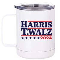 Harris Waltz 2024 Election Kamala Harris Tim Waltz 2024 12 oz Stainless Steel Tumbler Cup