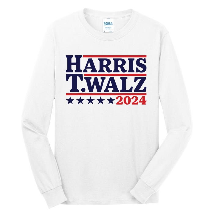 Harris Waltz 2024 Election Kamala Harris Tim Waltz 2024 Tall Long Sleeve T-Shirt