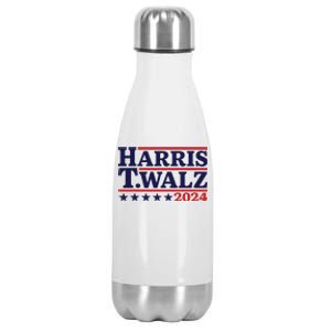 Harris Waltz 2024 Election Kamala Harris Tim Waltz 2024 Stainless Steel Insulated Water Bottle