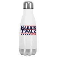 Harris Waltz 2024 Election Kamala Harris Tim Waltz 2024 Stainless Steel Insulated Water Bottle