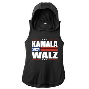 Harris Waltz 2024 Kamala Harris Tim Waltz 2024 Ladies PosiCharge Tri-Blend Wicking Draft Hoodie Tank