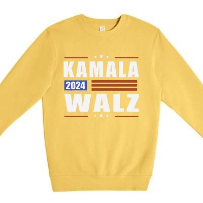 Harris Waltz 2024  Kamala Harris Tim Waltz 2024 Premium Crewneck Sweatshirt