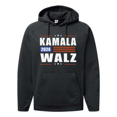 Harris Waltz 2024  Kamala Harris Tim Waltz 2024 Performance Fleece Hoodie