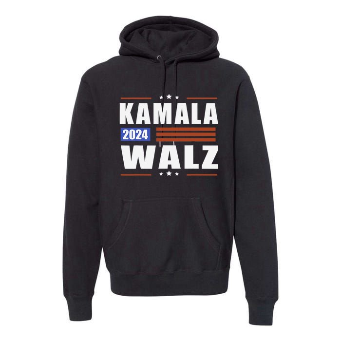 Harris Waltz 2024  Kamala Harris Tim Waltz 2024 Premium Hoodie