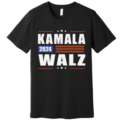 Harris Waltz 2024  Kamala Harris Tim Waltz 2024 Premium T-Shirt