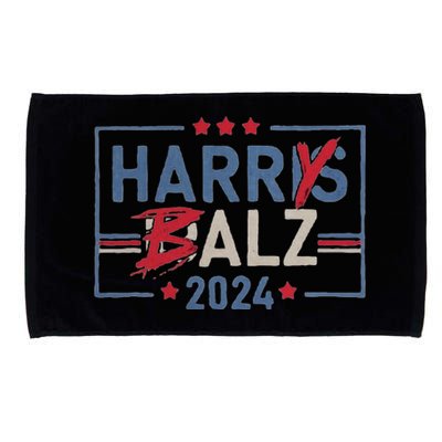 Harris Walz 24 Harry Balz 2024 Meme Democratics Vote Microfiber Hand Towel