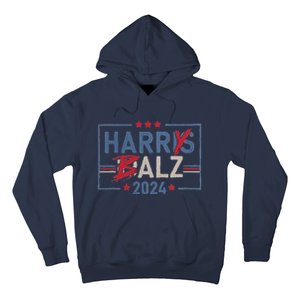 Harris Walz 24 Harry Balz 2024 Meme Democratics Vote Hoodie