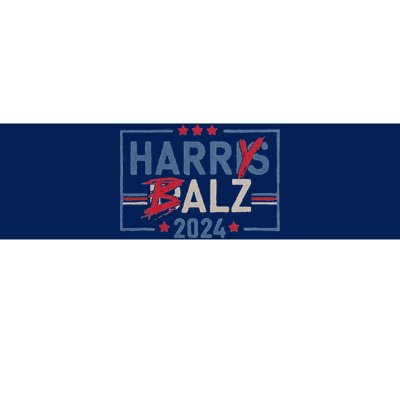 Harris Walz 24 Harry Balz 2024 Meme Democratics Vote Bumper Sticker