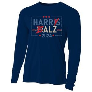 Harris Walz 24 Harry Balz 2024 Meme Democratics Vote Cooling Performance Long Sleeve Crew